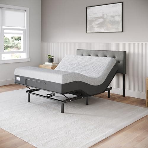 Aurora Full Size Adjustable Bed Base - Easy Assembly, Zero Gravity & Memory Positions