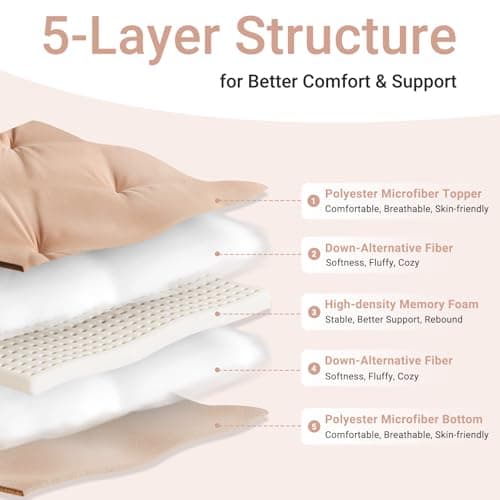 Khaki Japanese Foldable Futon Mattress Queen Size 60"x80"