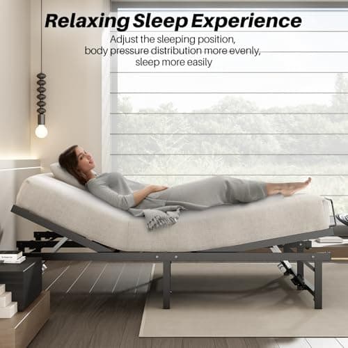 Redlife Queen Adjustable Bed Frame with Wired Remote Control