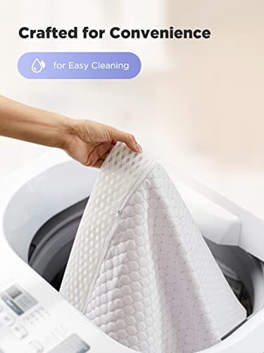 PERLECARE Premium Soft Queen Mattress Topper for Pressure Relief and Cooling Sleep