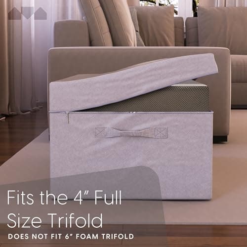 Milliard Carry Case for Tri-Fold Mattress Full Size (75" x 52"x 4")