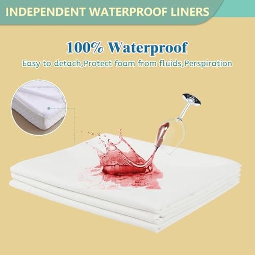 Jela Trifold Memory Foam Foldable Mattress 53"x75"x4"