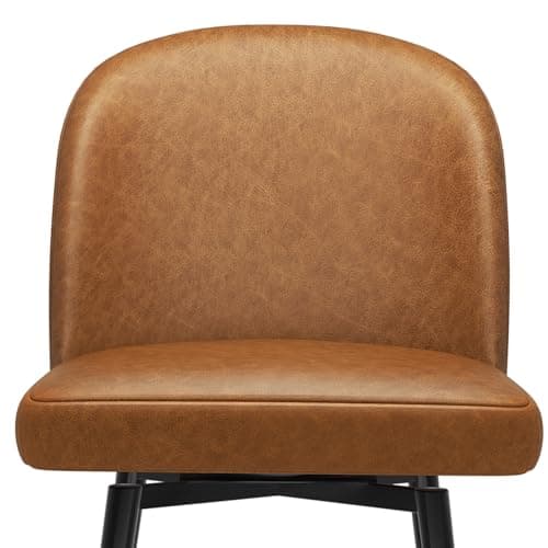 Modern Swivel Bar Stools Set of 2, High Back 30 Height with Metal Legs, Light Grey Linen Fabric Counter Height Bar Chair for Bar, Kitchen, Dining Room