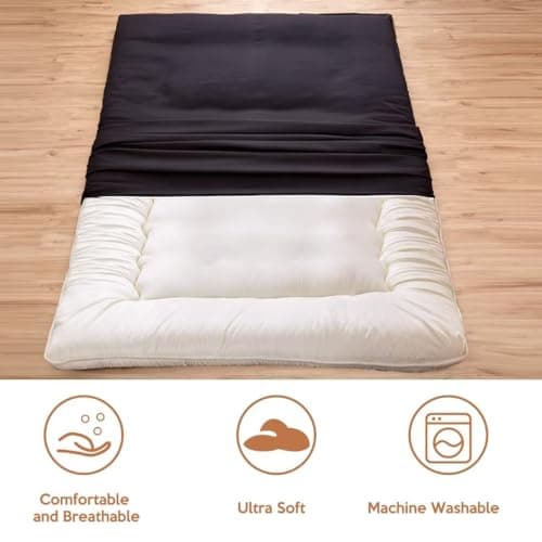 Soft Twin, Full & Queen Size Futon Cover with Zipper