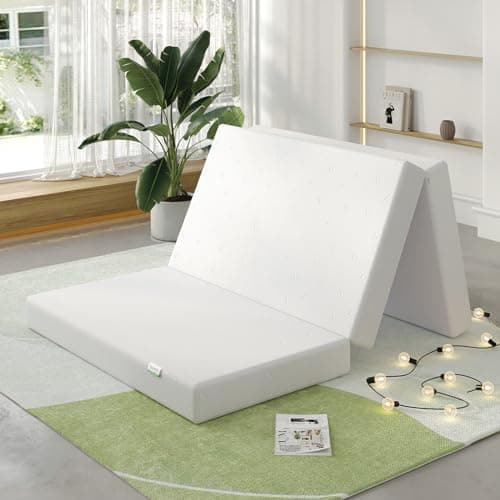 Novilla Tri-Fold Full Mattress, 4 Inch Memory Foam