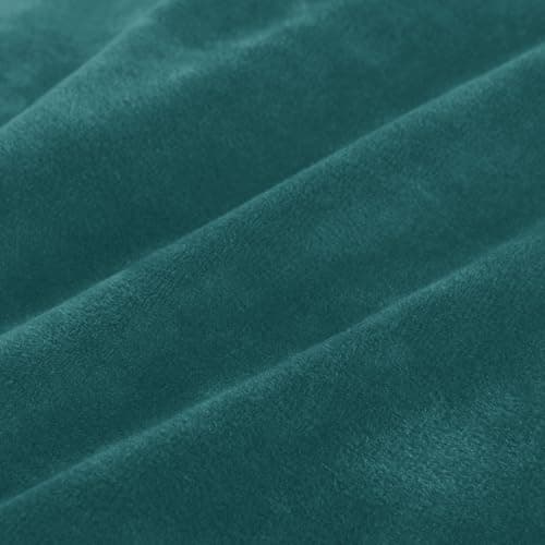 MAXIJIN Velvet Stretch Futon Mattress Cover, Full Size, Thick Soft Slipcover with Elastic Bottom (Navy Blue)
