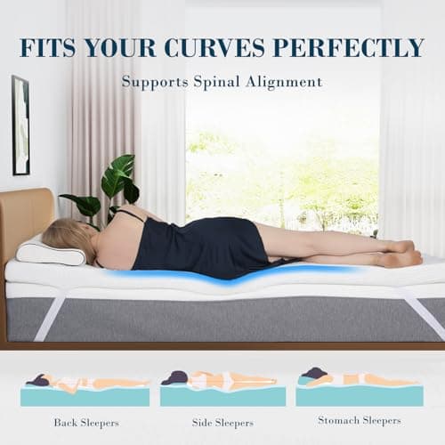 CertiPUR-US & Oeko-Tex Certified 2 Inch Queen Memory Foam Mattress Topper