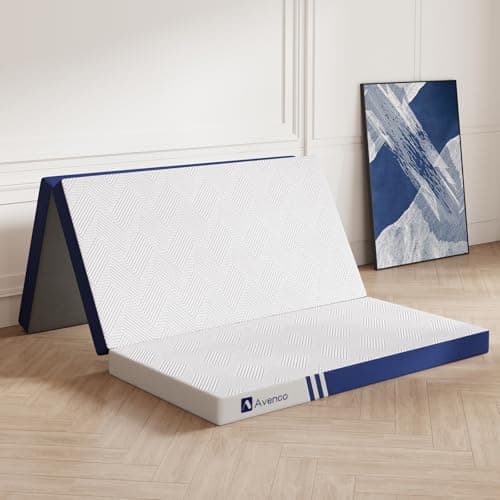 Queen Size Folding Memory Foam Mattress for Travel & Camping, 80x60x4