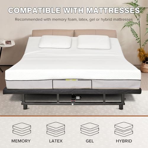 Kangmusi Quiet Motor Adjustable Bed Frame - Twin XL Zero Gravity