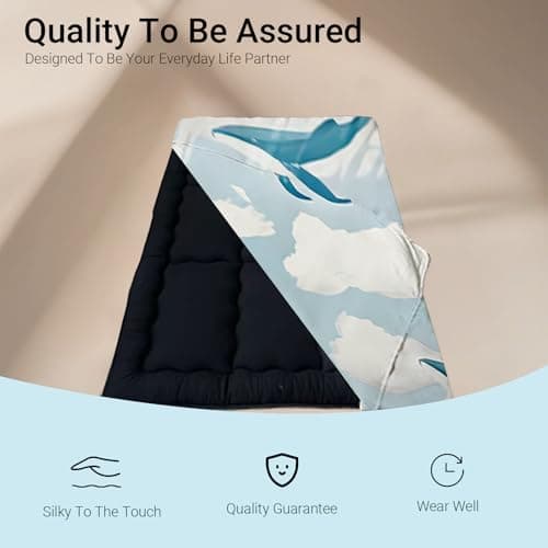 Thick Full Size Washable Tatami Mattress Cover Soft Zippered