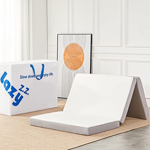 Tri-fold Memory Foam Folding Mattress for Camping and Road Trips