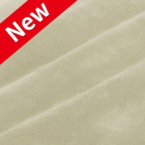 MAXIJIN Velvet Stretch Futon Mattress Cover, Full Size, Thick Soft Slipcover with Elastic Bottom (Navy Blue)