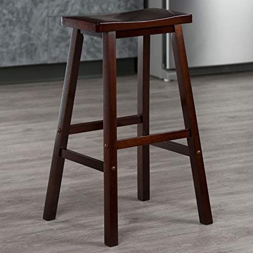 Winsome Satori Walnut Bar Stool, 29"