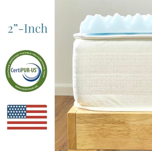Foam Mattress Topper for Twin Size Hospitals - Support, Pressure Relief, Weight Distribution