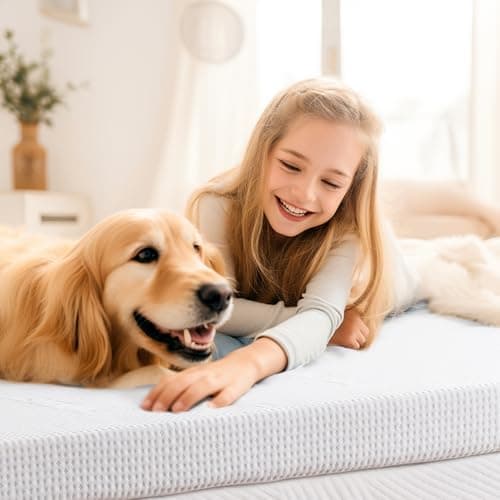 SubrTEX Gel-Infused Memory Foam Queen Mattress Topper, 2 Inch, Cooling & CertiPUR-US Certified