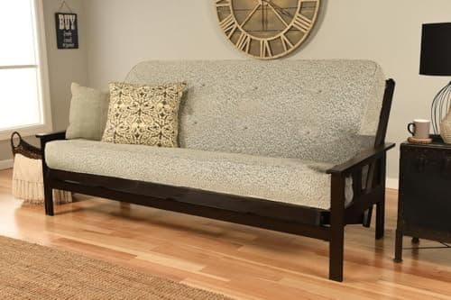 Kodiak Styles Queen Size Suede Gray Futon Mattress Cover