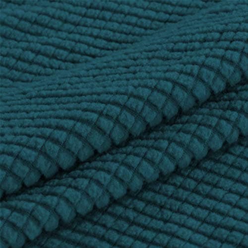 Turquoize Stretch Elastic Futon Couch Cover, Thick Soft Biscotti Beige