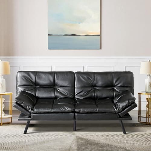 Memory Foam Futon Sofa Bed for Compact Living Spaces