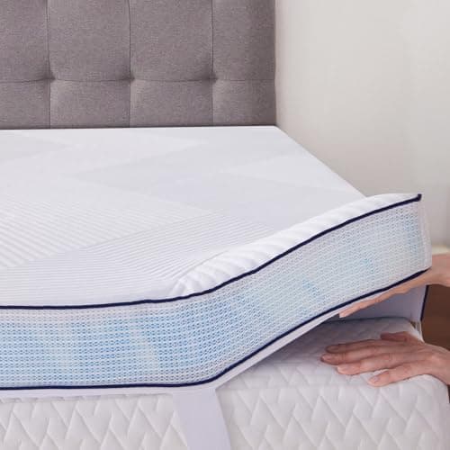 Twin Memory Foam Mattress Topper for Back Pain Relief