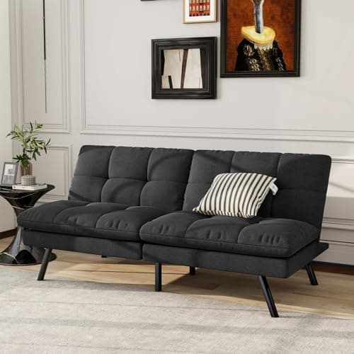 MUUEGM 68" Futon Sofa Bed for Small Spaces Livingroom Apartment Office<sep>MUUEGM 68" Adjustable Backrest Futon Couch for Small Spaces Livingroom Apartment Office<sep>MUUEGM 68" Foldable Design Futon Sofa Bed for Small Spaces Livingroom Apartment Off