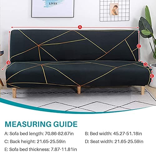 Beacon Pet Stretch Armless Futon Sofa Slipcover