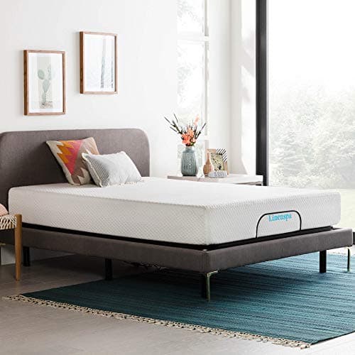 Linenspa Full Size Electric Bed Frame - Incline Head & Foot - Quiet Motor - Easy Assembly - Perfect for Lounging
