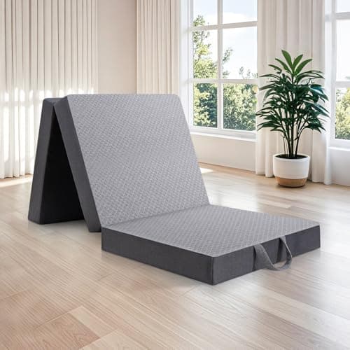 Tri-Fold Memory Foam Mattress for Travel and RV Camping