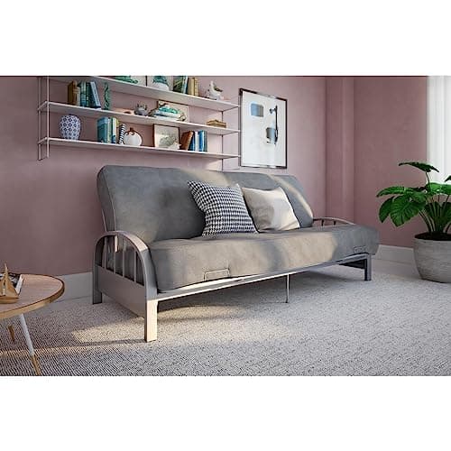 DHP Aiden Black Metal Futon Frame