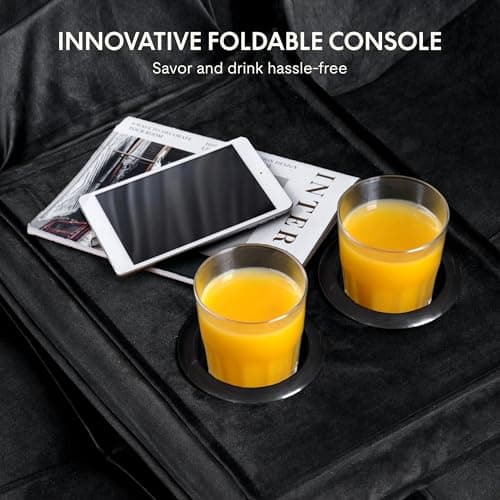 FLEXISPOT XCT3 Futon Sofa Bed with USB Charging, Adjustable Backrest, Folding Loveseat