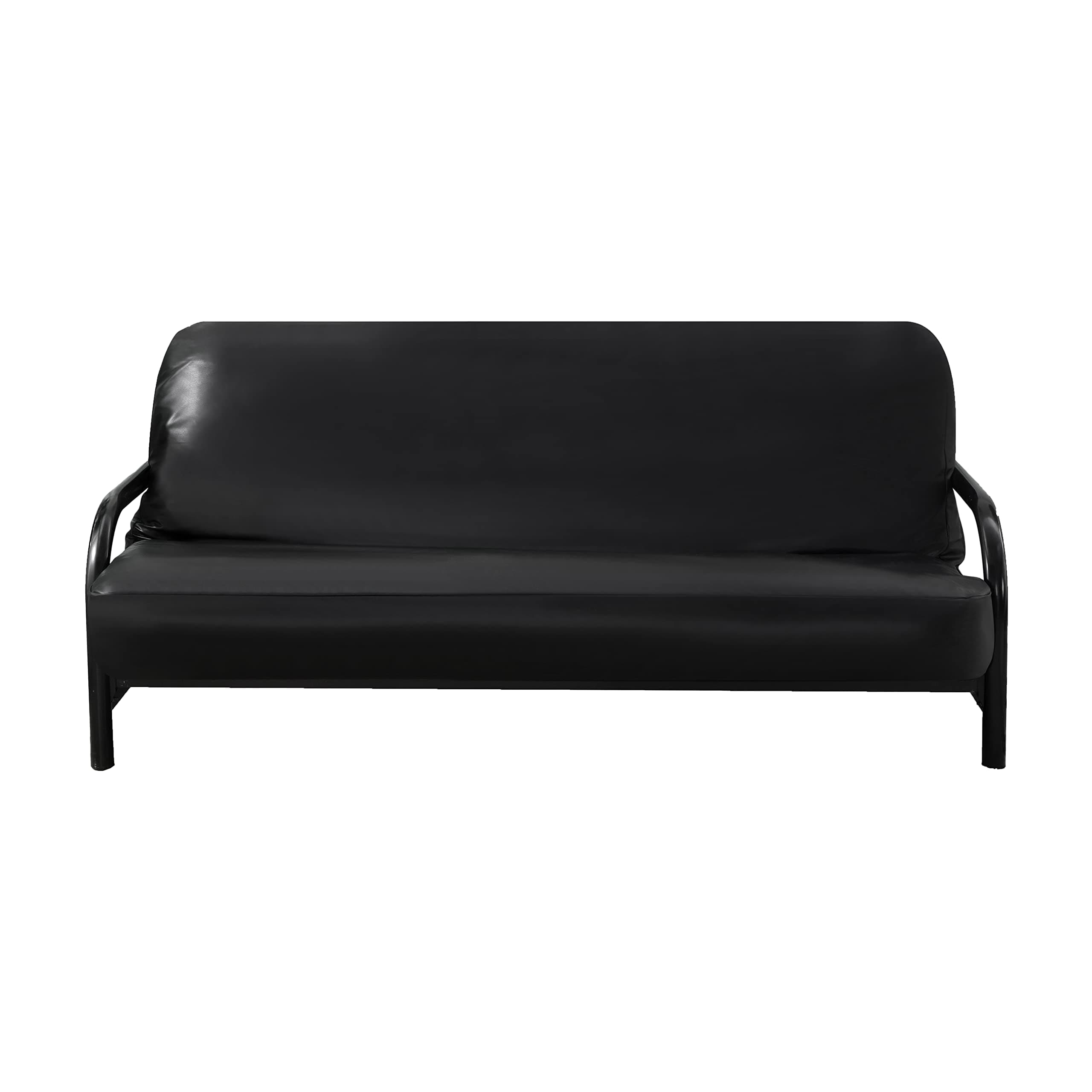 OctoRose 3 Full Size Waterproof Faux Leather Black Pet Friendly Futon Mattress Cover