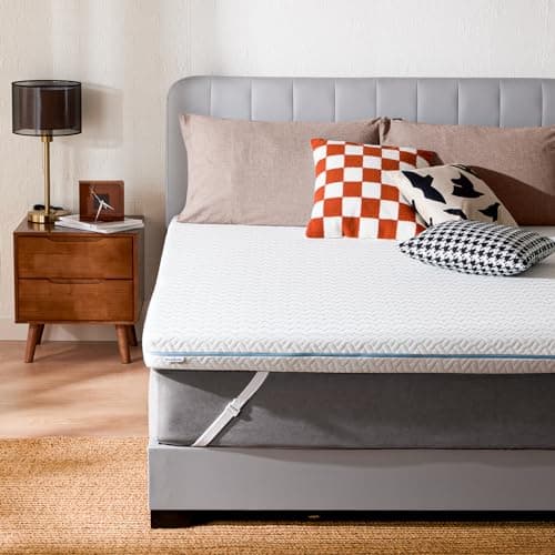 Dreamsmith 2 Inch Cooling Gel Memory Foam Mattress Topper for Back Pain
