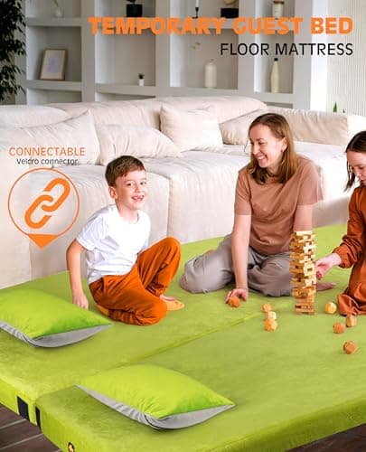 GAIALOLOP 4 Inch Extra Thick Memory Foam Camping Mattress