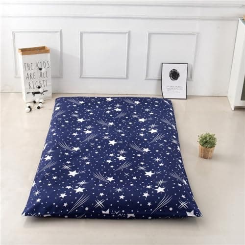 EFELIM Queen 150x200cm Printed Japanese Futon Mattress Cover with Zipper