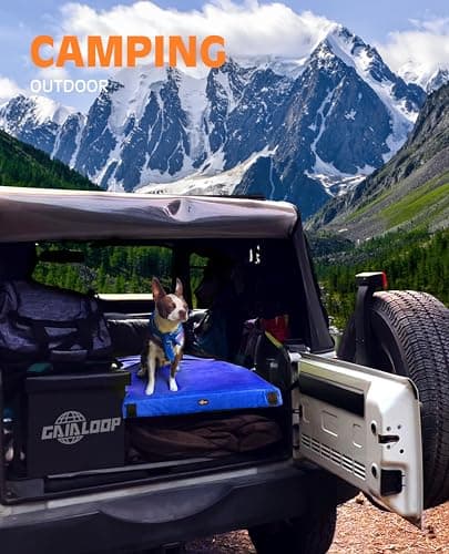 GAIALOLOP 3 Inch Thick Memory Foam Camping Mattress Pad GlampingPortable Futon Mat