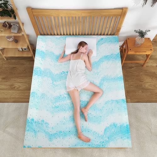 CertiPUR-US Certified 2 Inch Gel Memory Foam Mattress Topper Twin