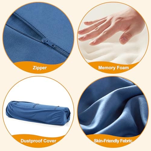 Japanese Foldable Futon Mattress, 4" Memory Foam, Twin, Portable Camp Mat