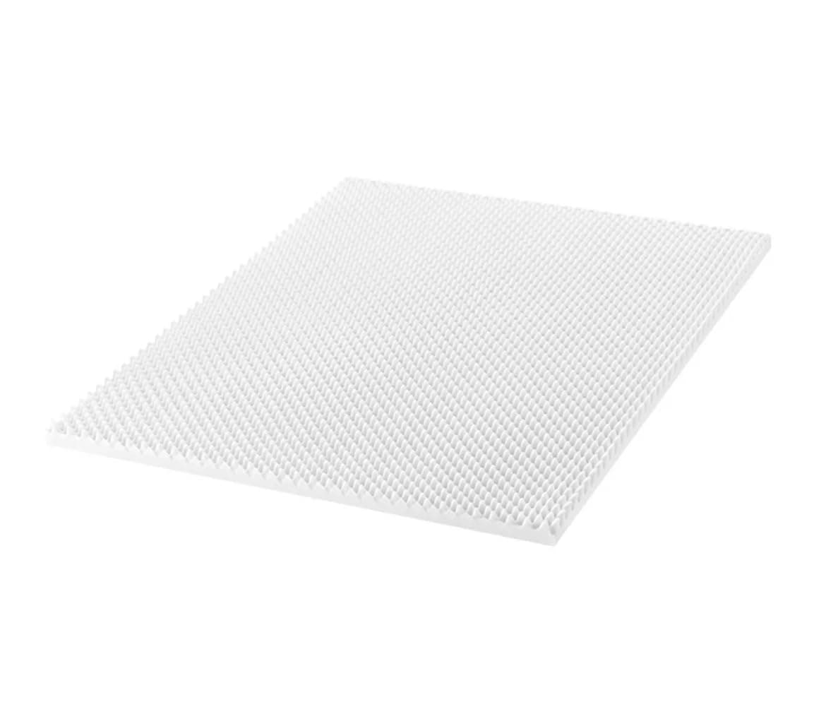 Egg Crate Foam Mattress Topper for Optimal Support & Pressure Relief (Queen)