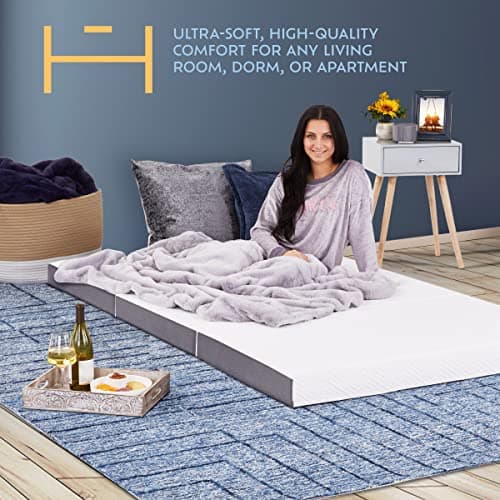 Heyward Premium 4” Memory Foam Twin Mattress | Portable & CertiPUR-US Certified