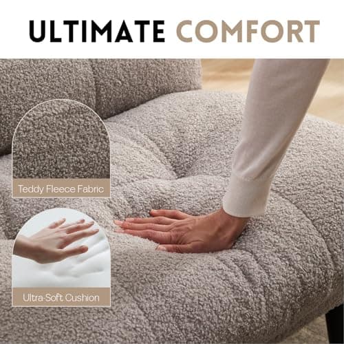 Grey Convertible Splitback Futon Sofa Bed with Adjustable Backrest