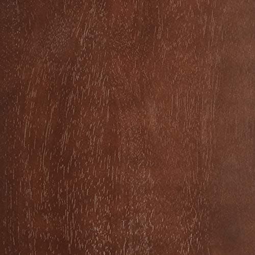 Amazon Basics 24" Walnut Finish Solid Wood Saddle-Seat Kitchen Barstool Set of 2