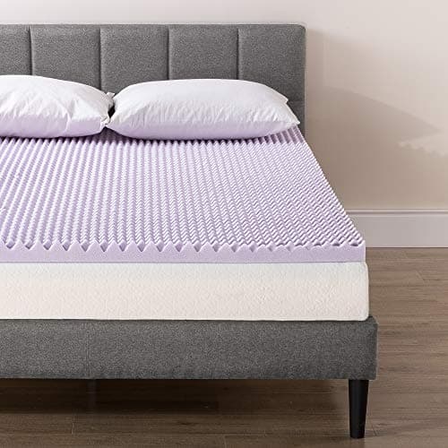 2 Egg Crate Memory Foam Topper with Lavender Infusion, King Size
