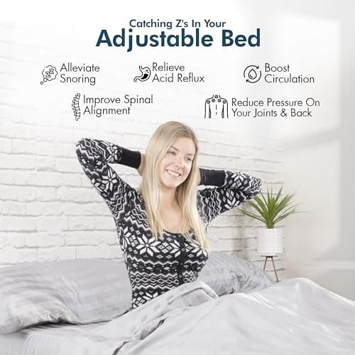 Elite King Size Adjustable Bed with Massage and Zero Gravity Mode