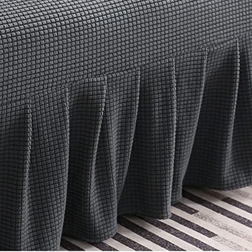 Stretch Armless Futon Sofa Bed Cover - Machine Washable - Medium (150-170cm)