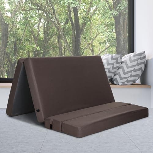 Homease Premium Tri-Fold Sofa Bed Mattress with Washable Cover