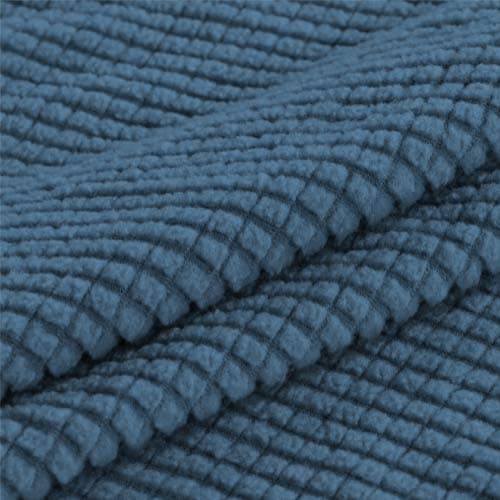 Turquoize Stretch Elastic Futon Couch Cover, Thick Soft Biscotti Beige