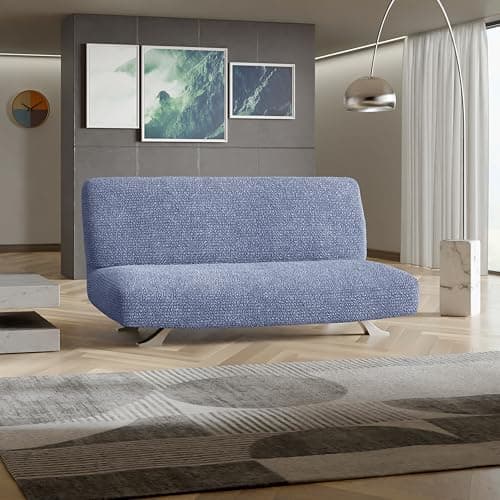 PAULATO BY GA.I.CO. Stretch Futon Cover - Soft Microfibra - Blue