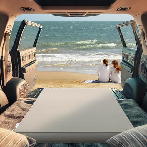 SINWEEK Waterproof Memory Foam Camping Mattress for Adults with Carrying Bag