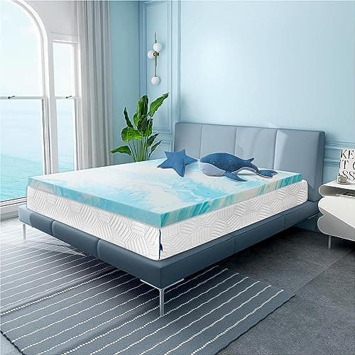 Memory Foam Mattress Topper Twin XL with Cooling Gel Infusion