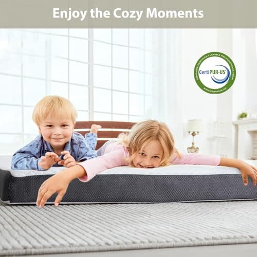 Portable Quad Fold Mattress, Twin Memory Foam for Comfortable Guest Sleep