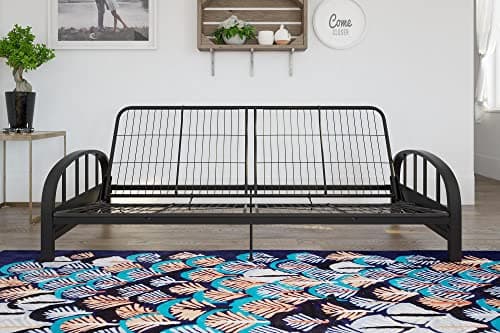 DHP Aiden Black Metal Futon Frame